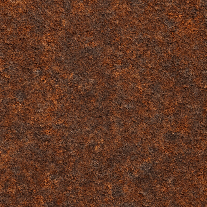 Rough Rusty Metal seamless PBR texture preview