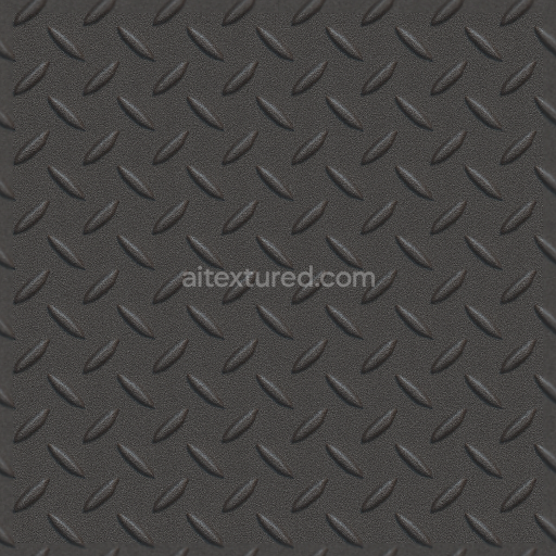 Seamless 3d texture pbr 8k tactile plate with diamond bumps and powder coated finish