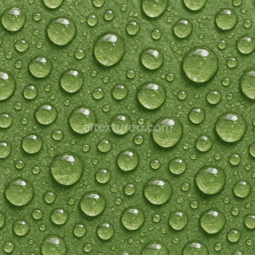 Seamless 3d texture pbr 8k droplet surface detail on leaf