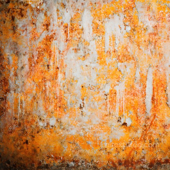 Rusty Cracked Metal Texture with Orange and White Corrosion Patterns Rust texture preview
