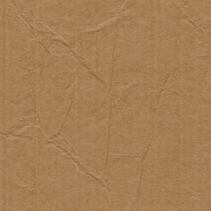 Showcasing Cardboard Wrinkles And Creases With Fiber Strands seamless PBR texture preview