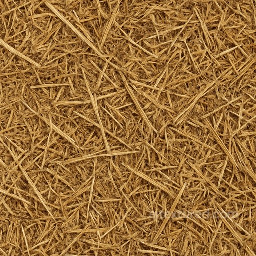 Organic Barn Straw Seamless Texture seamless Hay-straw PBR texture