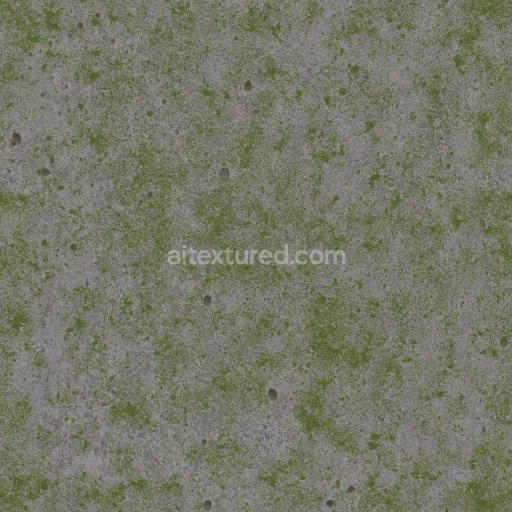Preview — Archviz Concrete Moss Substance Designer — Seamless PBR Texture