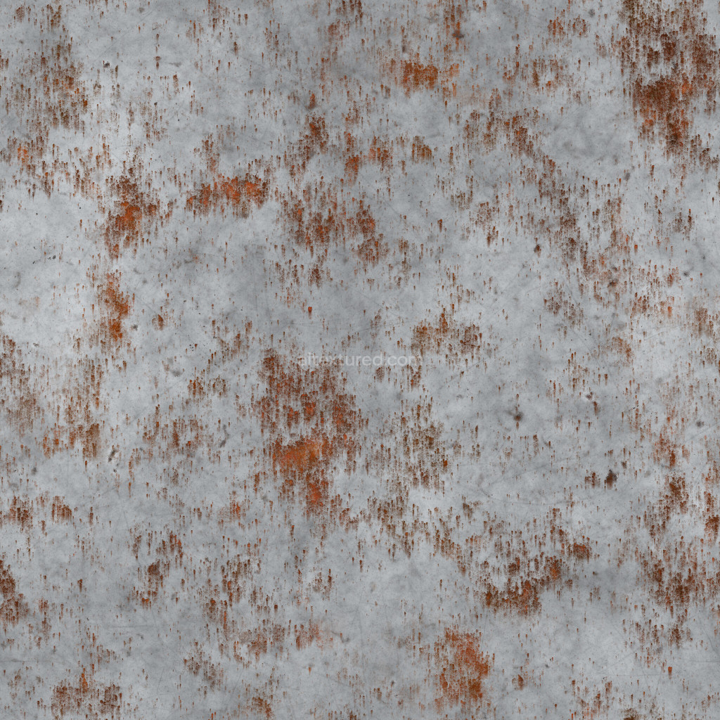 Seamless rusty metal texture for 3D projects