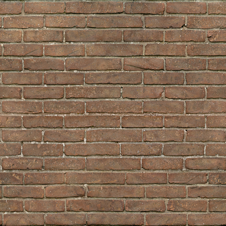 Exterior Walling Brick - Fatory Bricks Weathered Worndown Rough Industr… seamless PBR texture preview