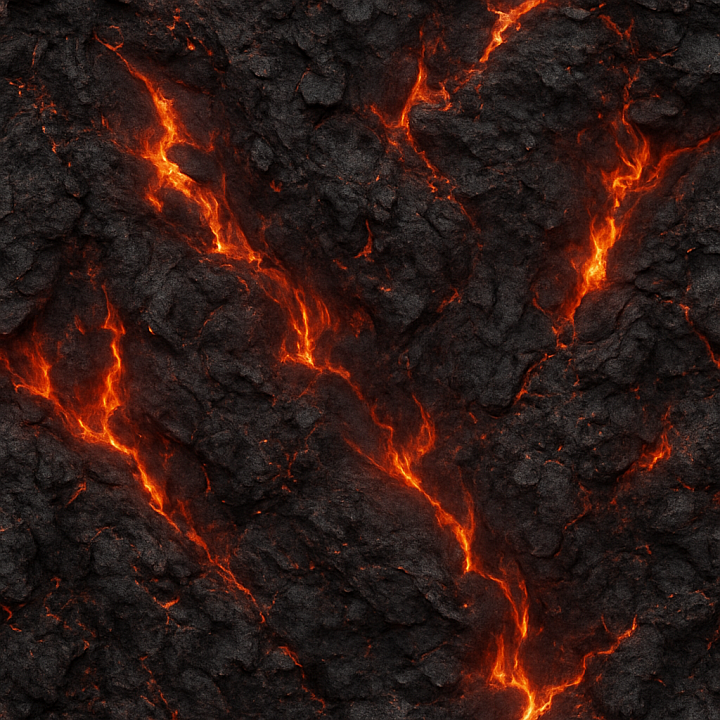 Natural Fire Ground seamless PBR texture preview