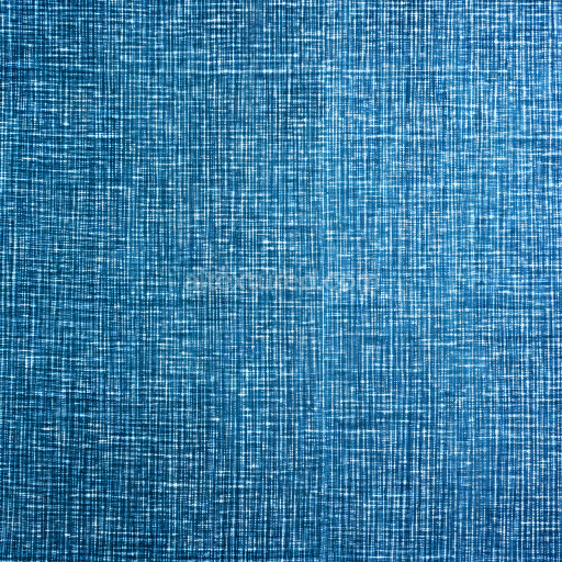 Seamless 3D Cracked Denim Fabric PBR Texture with Blue Crosshatch Pattern