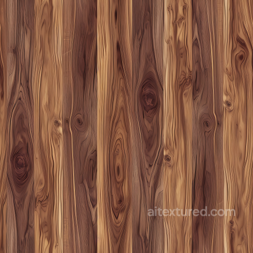 Rustic Wood Planks PBR Texture with Rich Knotted Grain seamless Wood PBR texture