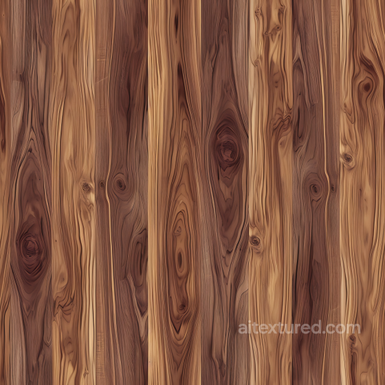 Rustic Wood Planks PBR Texture with Rich Knotted Grain Wood texture preview