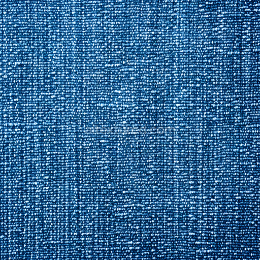 Seamless 3D Cracked Denim Fabric PBR Texture with Distressed Blue Woven Pattern