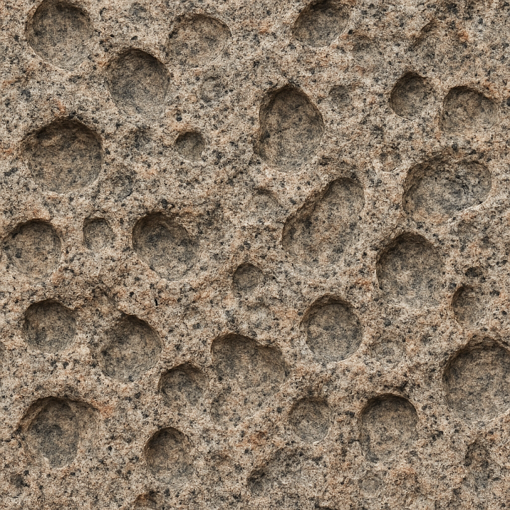Eroded Granite seamless PBR texture preview
