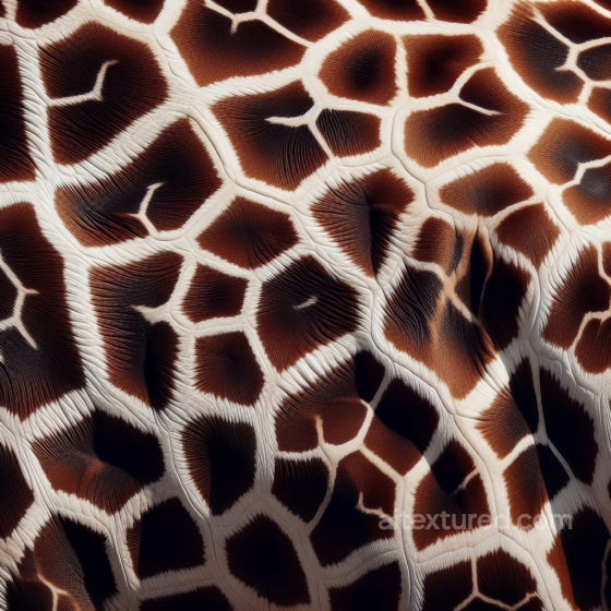 Seamless Giraffe Print 3D PBR Texture with Detailed Fur Patterns and Natural Color Variat… Leopard Print texture preview