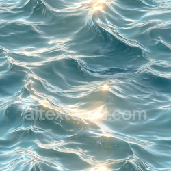 seamless Seamless 3D PBR Texture of Realistic Ocean Surface with Sunlit Wave Highlights texture 8k free download PBR