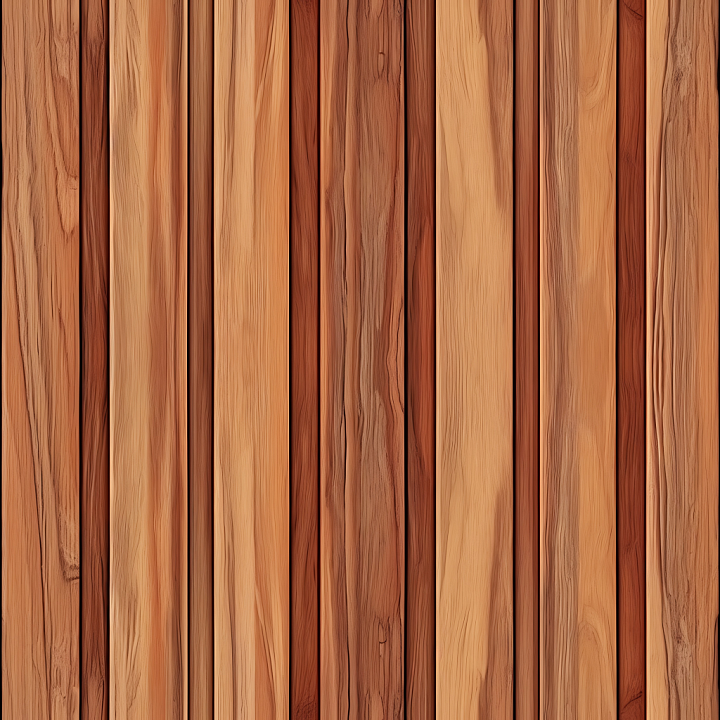 Natural Mixed Wood Floor with Varied Grains seamless PBR texture preview