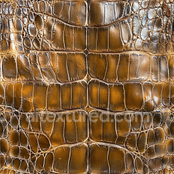 seamless Seamless 3D PBR Texture of Glossy Brown Crocodile Leather Skin with Large Scales texture 8k free download PBR
