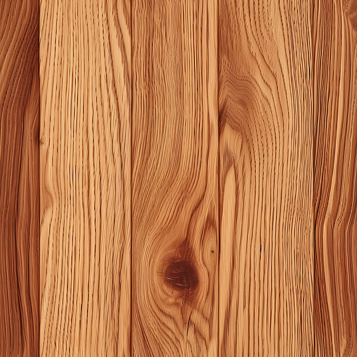 Pine Wood Planks with Natural Grain and Knots seamless PBR texture preview