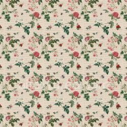 seamless Seamless 3D PBR Texture of Vintage Wild Flower Floral Fabric Pattern texture 8k free download PBR