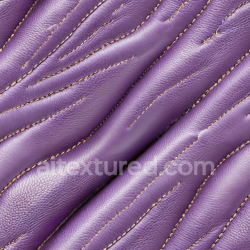 seamless Seamless 3D Purple Pebbled Leather PBR Texture Featuring Stitched and Padded Panels texture 8k free download PBR