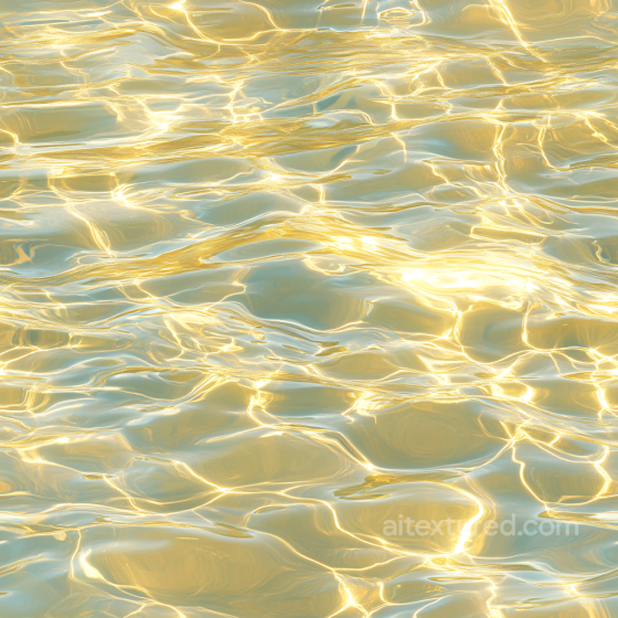 Water Texture with Golden Reflective Surface and Calm Ripples Water texture preview