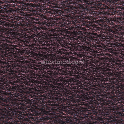 Seamless 3D Felt PBR Texture Featuring Dense Soft Dark Burgundy Fibers