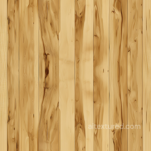 Light Natural Wood Planks Texture with Knots and Grain seamless Wood PBR texture