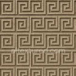 seamless Greek Key Meander Continuous texture 8k free download PBR