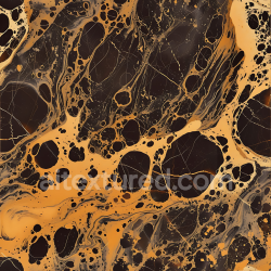 seamless Seamless 3D Chocolate Brown and Gold Marble PBR Texture with Fluid Vein Patterns texture 8k free download PBR
