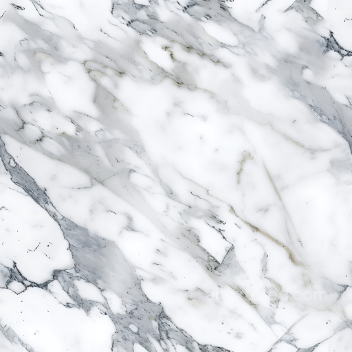 Carrara White Marble PBR Texture with Subtle Gray Veins seamless Marble PBR texture