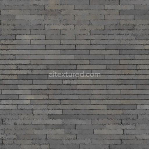 Extra Long Rectangle Brick Texture in Running Bone Layout | Free PBR