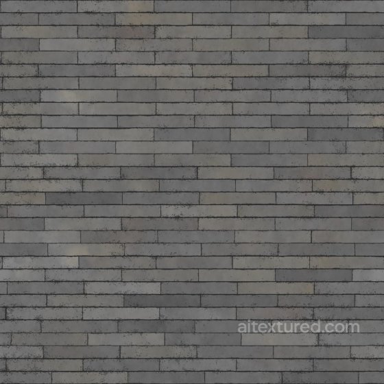Extra Long Rectangle Brick Texture in Running Bone Layout | Free PBR Brick texture preview