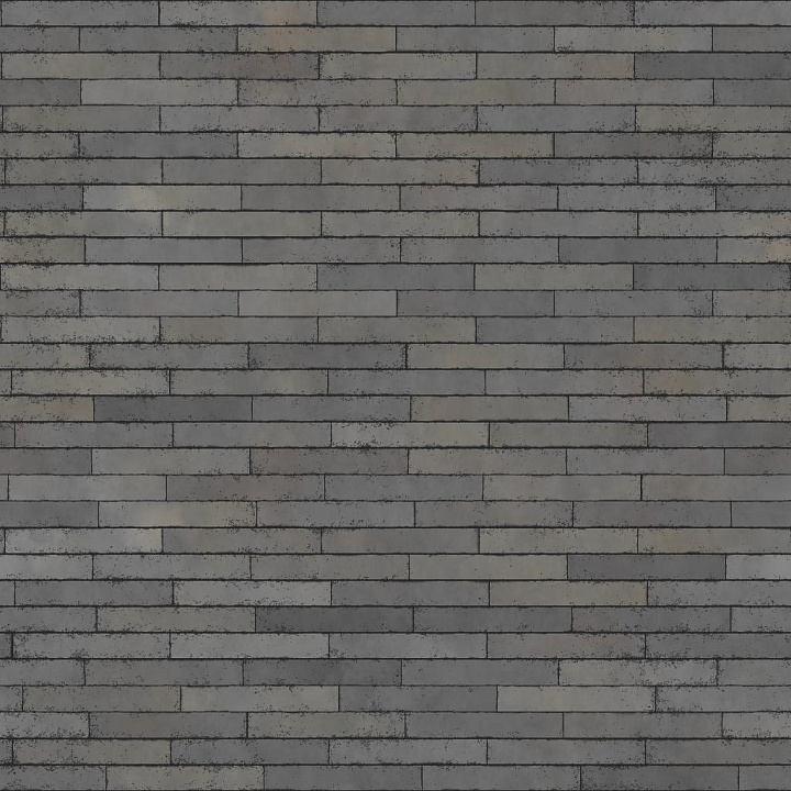 Extra Long Rectangle Brick in Running Bone Layout seamless PBR texture preview