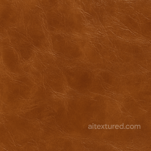 Glazed Sepia Leather with Tight Grain Finish seamless Furniture leather PBR texture