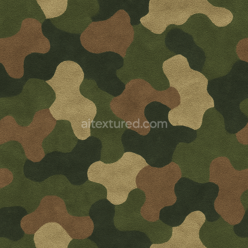 Seamless 3D Texture PBR 8K Camouflage Net Color Blocking Pattern Fabric
