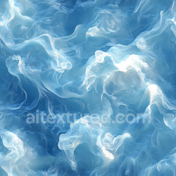 seamless Seamless 3D PBR Stylized Swirling Water Texture with Light Foam Accents texture 8k free download PBR