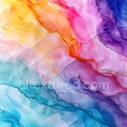 seamless Seamless 3D Alcohol Ink PBR Texture Featuring Multicolor Fluid Waves and Soft Transitions texture 8k free download PBR