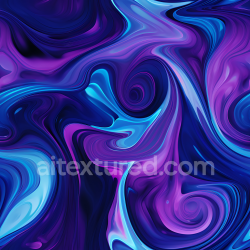 seamless Seamless 3D Blue and Purple Marble Swirls PBR Texture with Polished Glossy Finish texture 8k free download PBR
