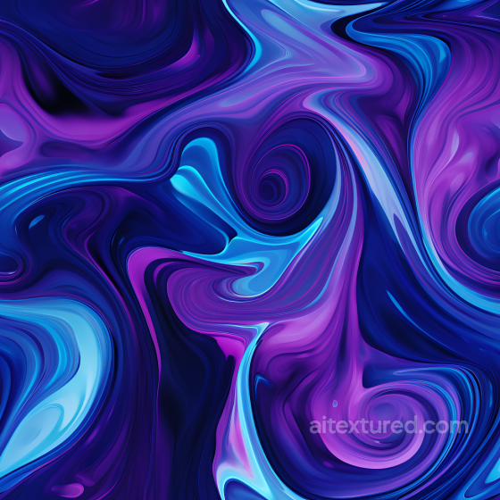 Blue and Purple Marble Swirls PBR Texture with Polished Glossy Finish Marble texture preview