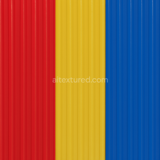 Seamless 3D Texture PBR 8K Linear Grooves Blow Molded Plastic Surface