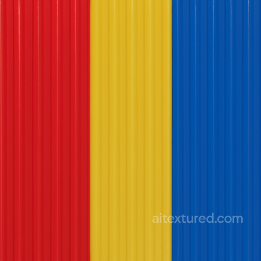 Linear Grooves Blow Molded Plastic Surface seamless Furniture Plastic PBR texture