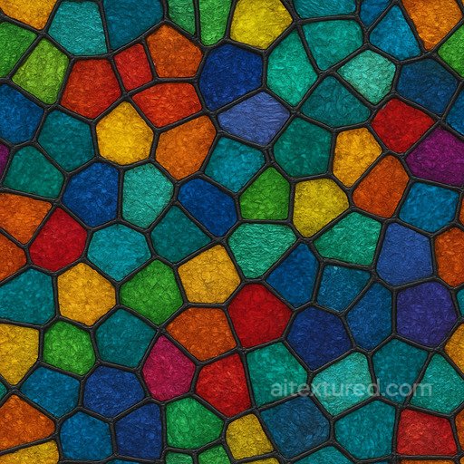 Stained Glass Seamless Texture seamless Glass PBR texture