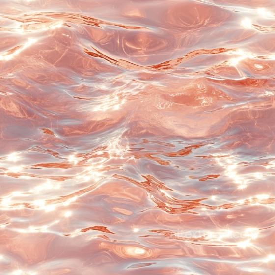 Water PBR Texture with Pink Shimmering Liquid Surface and Gentle Ripples Water texture preview