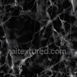 seamless Seamless 3D Black Natural Marble PBR Texture with Delicate White Veining texture 8k free download PBR