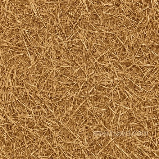 Dry Straw Bale Seamless Texture seamless Hay-straw PBR texture