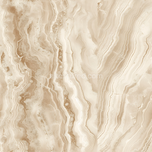 Seamless 3D Beige Jura Natural Marble PBR Texture with Flowing Veins