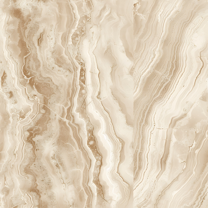 Beige Jura Natural Marble with Flowing Veins seamless PBR texture preview