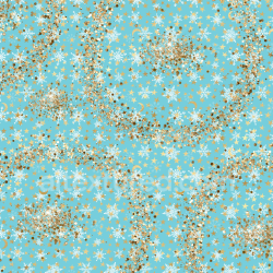 seamless Seamless 3D PBR Texture Featuring Blue Background with White Snowflakes and Gold Glitter Stars texture 8k free download PBR