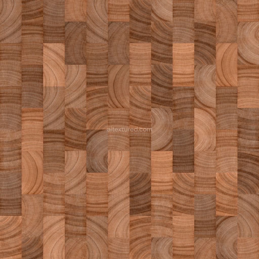 Seamless PBR wood texture with a warm, natural grain pattern