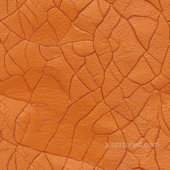 Cracked Brown Leather Texture with Deep Crack Pattern Leather texture preview
