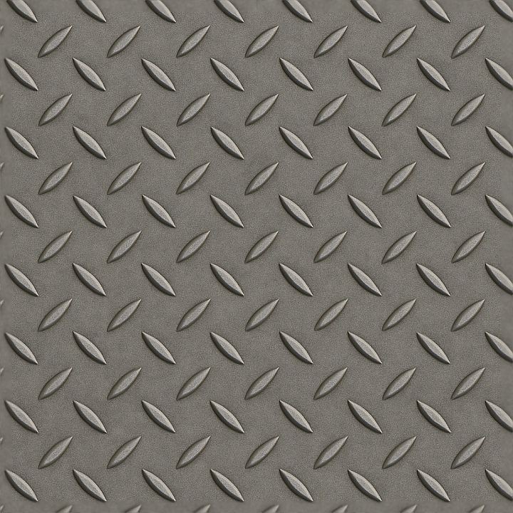 Tactile Plate With Diamond Plate Surface And Matte Finish seamless PBR texture preview