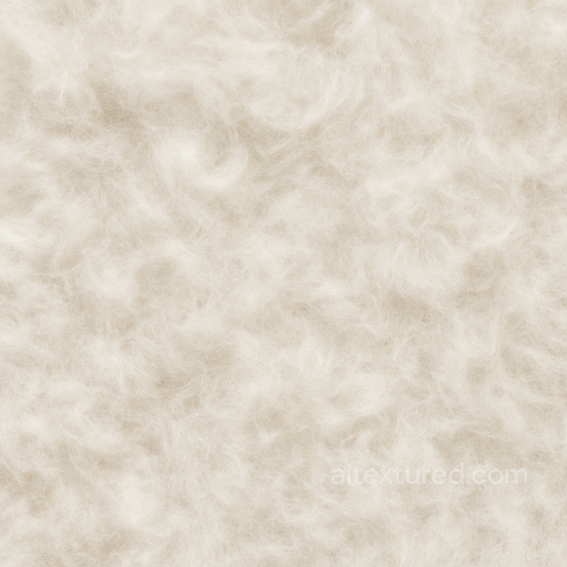 Angora Wool Soft Wool Fluff Wool Fibers Closeup seamless Wool PBR texture